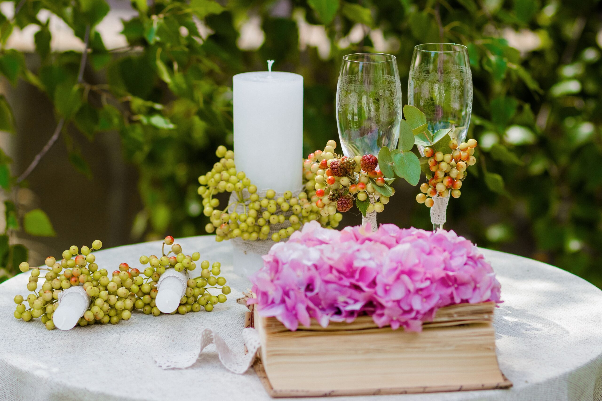 Candle and glasses (1)